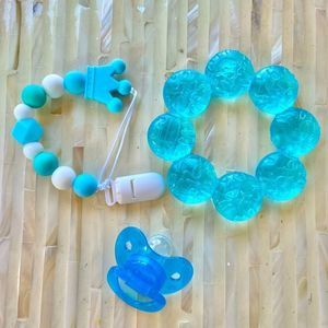 Teether Soother Lovey Pacifier Clip 3Pc Set